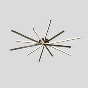 Brass Starbursts Ceiling Lamp-DWHOME
