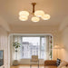 Brass Wooden Persimmon Chandelier-DWHOME