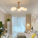 Brass Wooden Persimmon Chandelier-DWHOME