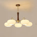 Brass Wooden Persimmon Chandelier-DWHOME