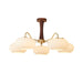 Brass Wooden Persimmon Chandelier-DWHOME