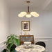 Brass Wooden Persimmon Chandelier-DWHOME