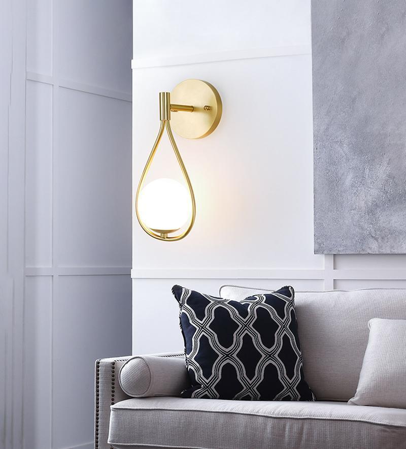 Brass Vanity Wall Lamp-DWHOME