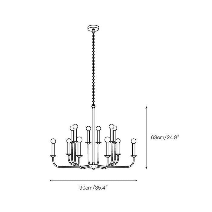 Odensa Chandelier-DWHOME