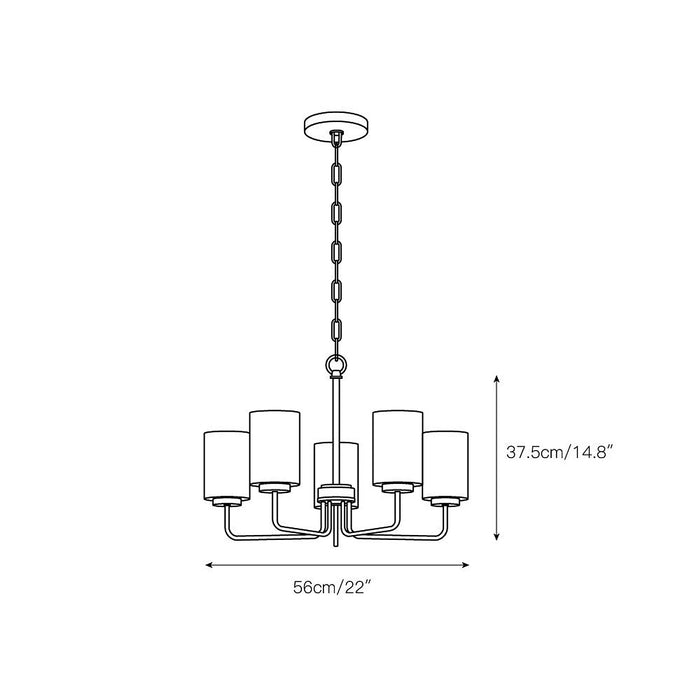 Breyona Chandelier-DWHOME