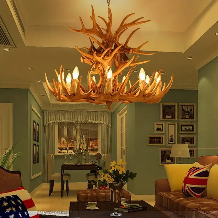 Brielle Modern Antler Chandelier.