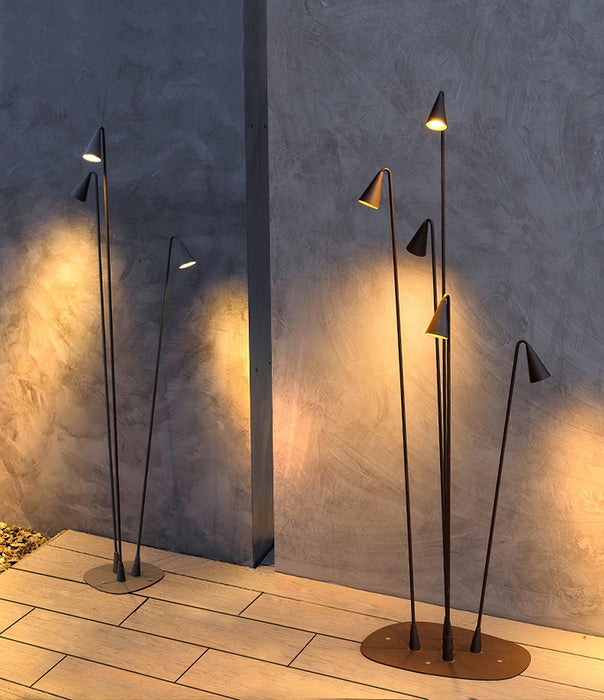 Bellflower Outdoor Floor Lamp-DWHOME