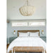 Lana Wood Beaded Chandelier-DWHOME
