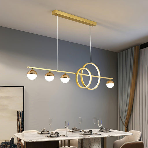 Brooklyn Double Circle Chandelier - DWHOME