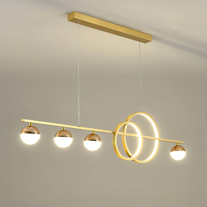 Brooklyn Double Circle Chandelier-DWHOME