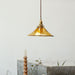 Amber Glass Pendant Light.