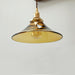 Amber Glass Pendant Light.