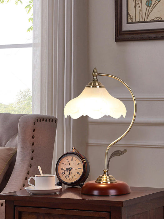 Brown Dome Table Lamp-DWHOME