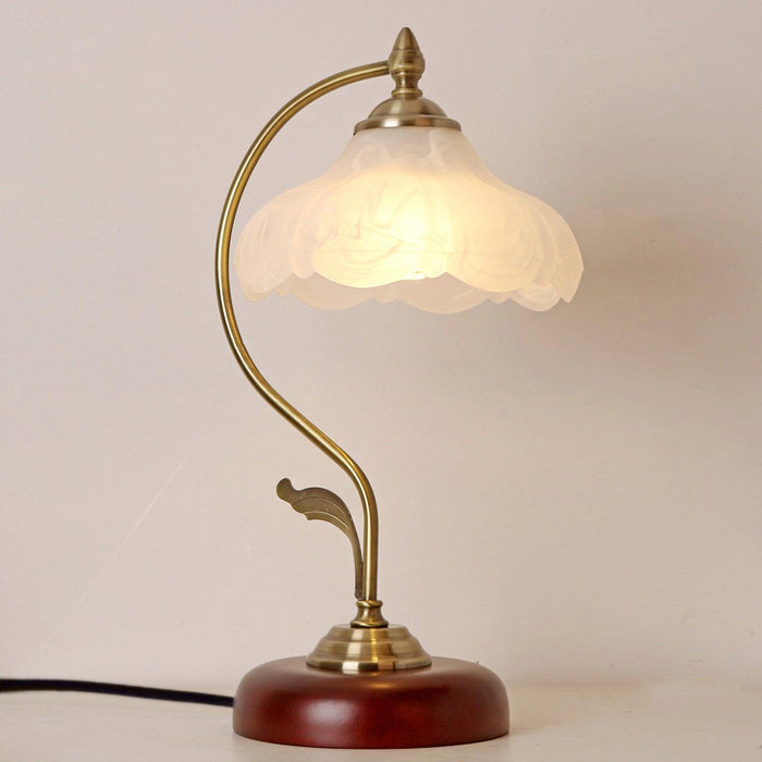 Brown Dome Table Lamp-DWHOME