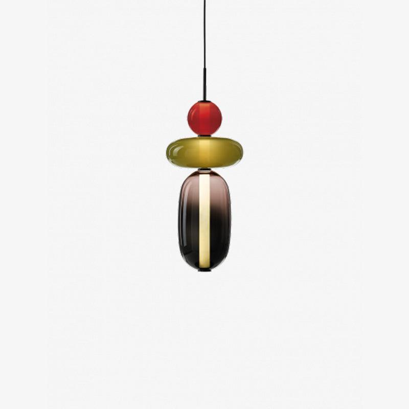 Candied Glass Combo Pendant Light-DWHOME