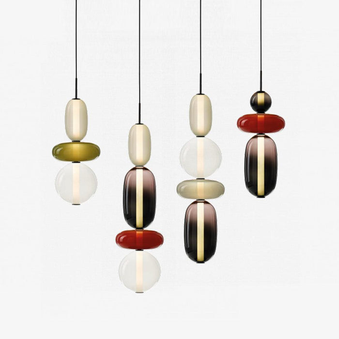 Candied Glass Combo Pendant Light-DWHOME