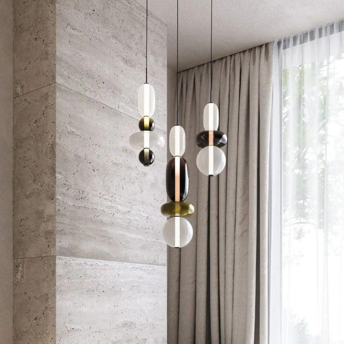 Candied Glass Combo Pendant Light-DWHOME