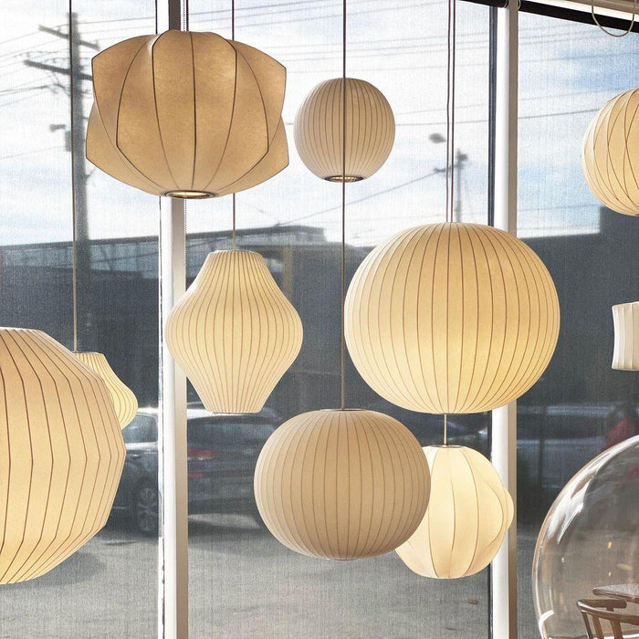 Bubble Mulberry Silk Pendant Lamp-DWHOME