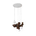 Bubble Wood Balls Chandelier-DWHOME