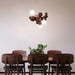 Bubble Wood Balls Chandelier-DWHOME