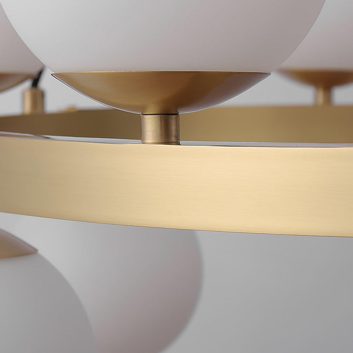 Bubbles Brass Ring Chandelier-DWHOME
