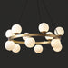 Bubbles Brass Ring Chandelier-DWHOME