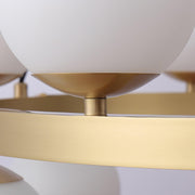 Bubbles Brass Ring Chandelier-DWHOME