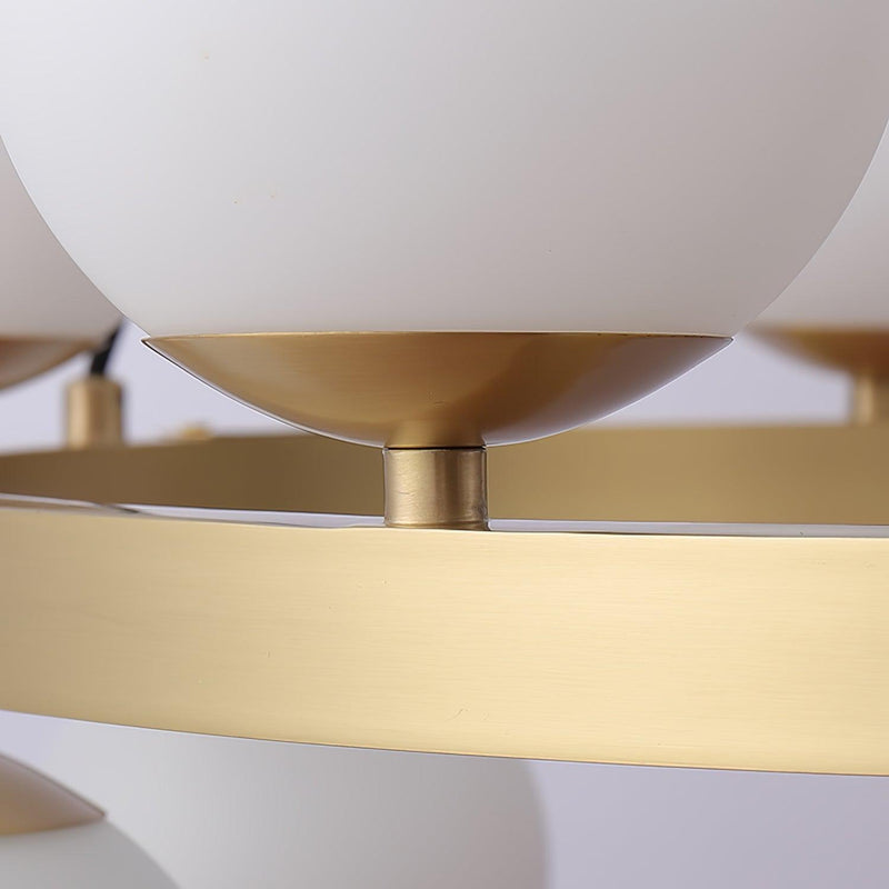 Bubbles Brass Ring Chandelier-DWHOME