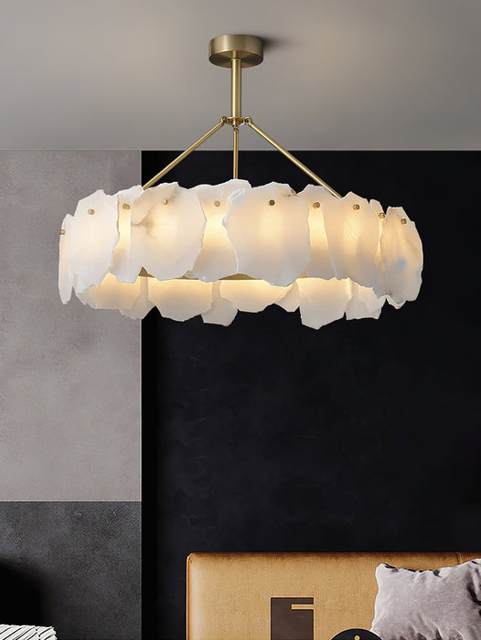 Burton Alabaster Chandelier-DWHOME