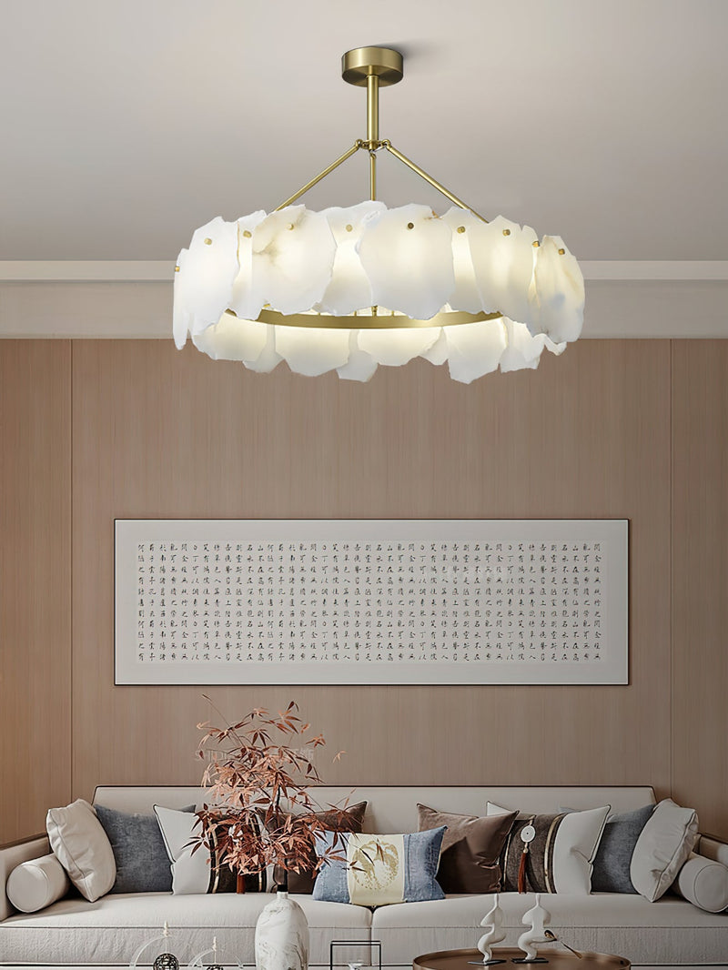 Burton Alabaster Chandelier-DWHOME