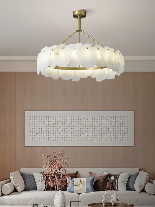 Burton Alabaster Chandelier-DWHOME