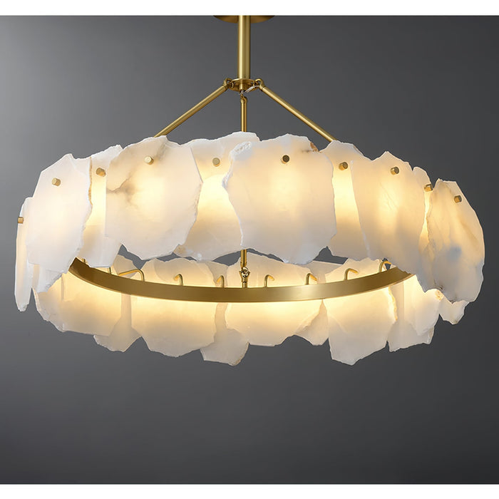 Burton Alabaster Chandelier-DWHOME