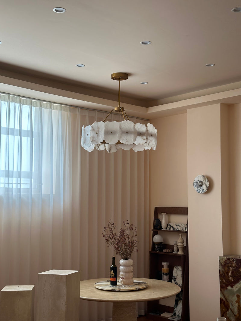 Burton Alabaster Chandelier-DWHOME