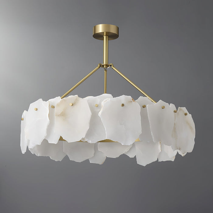 Burton Alabaster Chandelier-DWHOME