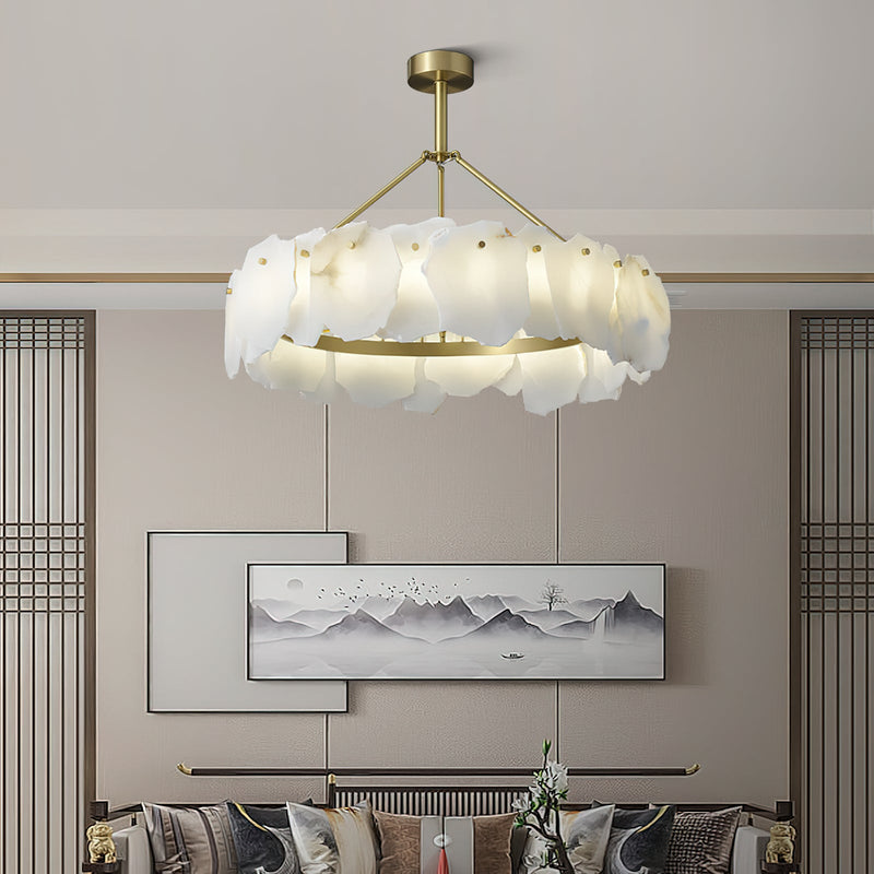 Burton Alabaster Chandelier-DWHOME