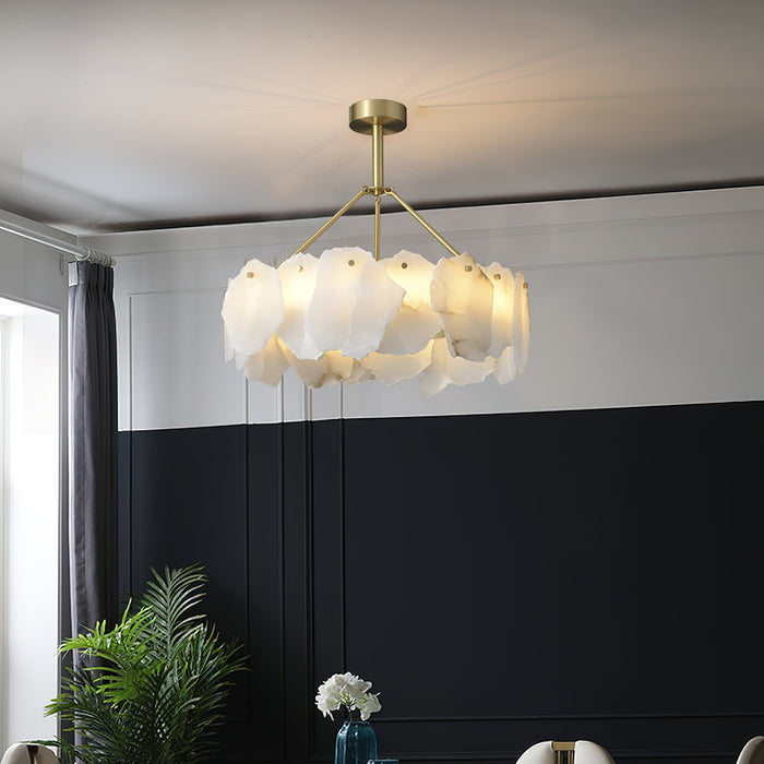 Burton Alabaster Chandelier-DWHOME