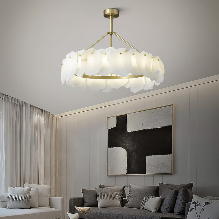 Burton Alabaster Chandelier-DWHOME