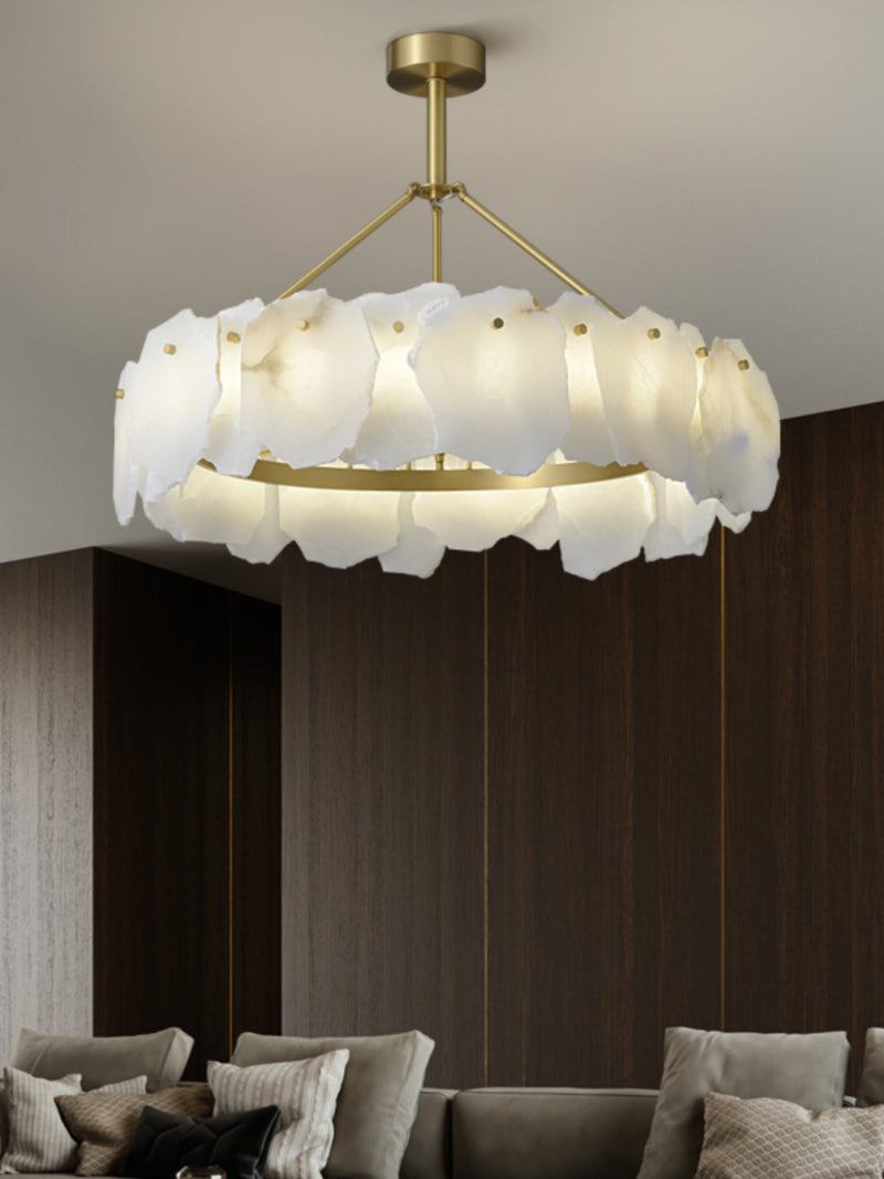 Burton Alabaster Chandelier-DWHOME