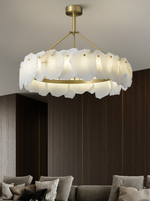 Burton Alabaster Chandelier-DWHOME
