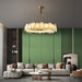 Burton Marble Round Chandelier-DWHOME