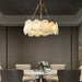 Burton Marble Round Chandelier-DWHOME