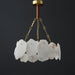 Burton Marble Round Chandelier-DWHOME