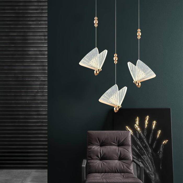 Butterfly Pendant Light-DWHOME