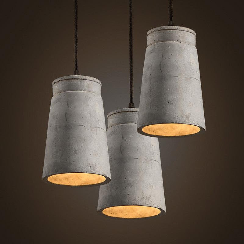 Concrete Odense Pendant Light-DWHOME