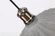 Presto Concrete Fluted Pendant Light.