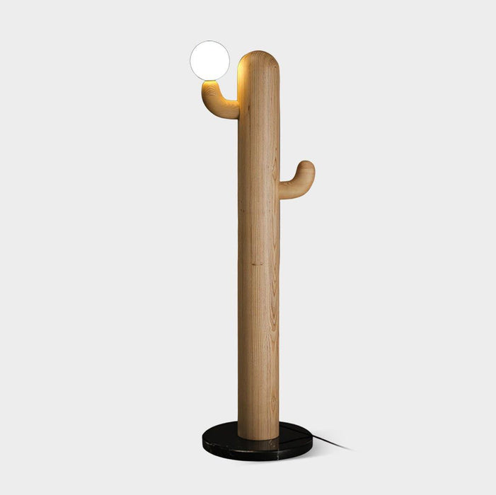 Cactus Wood Floor Lamp-DWHOME
