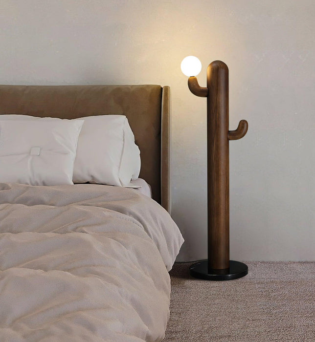Cactus Wood Floor Lamp-DWHOME