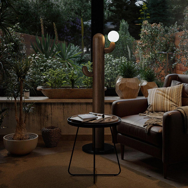 Cactus Wood Floor Lamp-DWHOME
