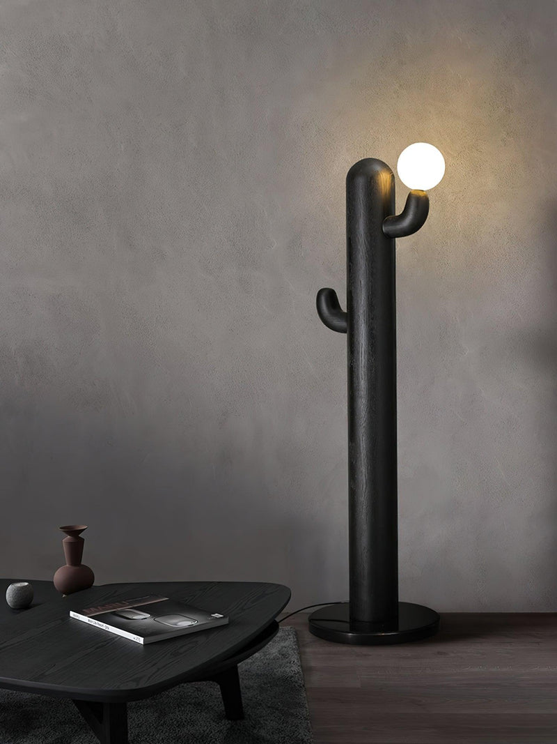 Cactus Wood Floor Lamp-DWHOME