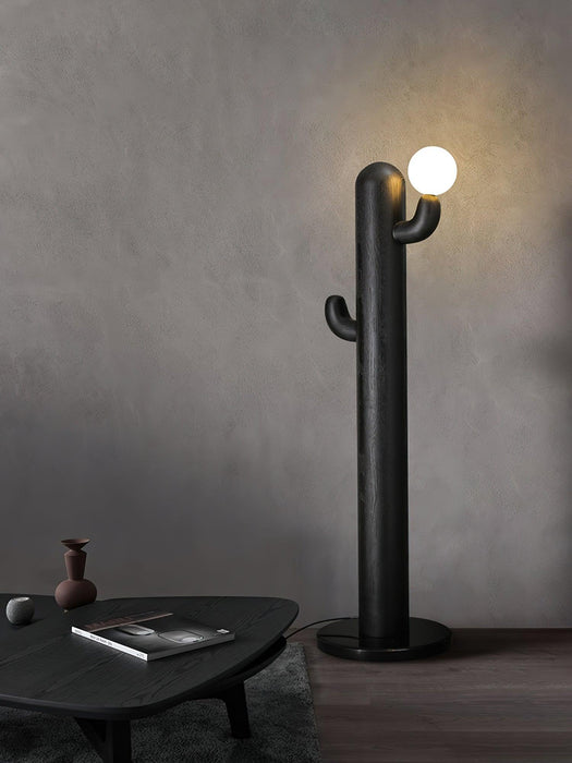 Cactus Wood Floor Lamp-DWHOME